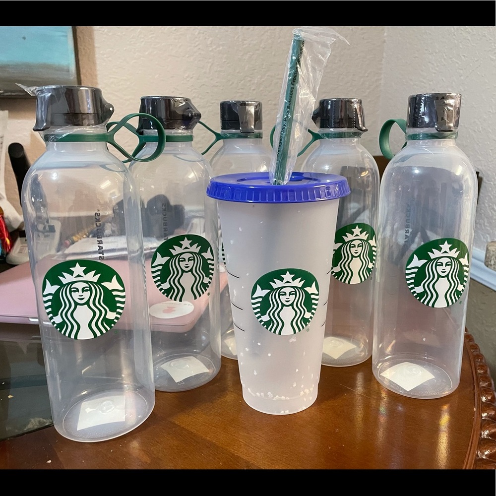 Starbucks cup & bottle